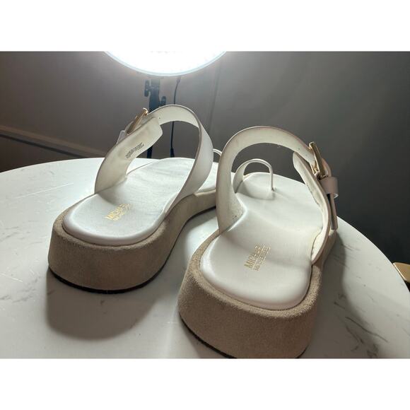 Michael Kors Selah Leather Slide Sandal white - Picture 3 of 6